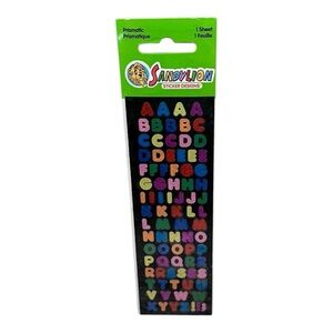 Sealed Vintage Sandylion Prismatic Colorful Mini alphabet Stickers